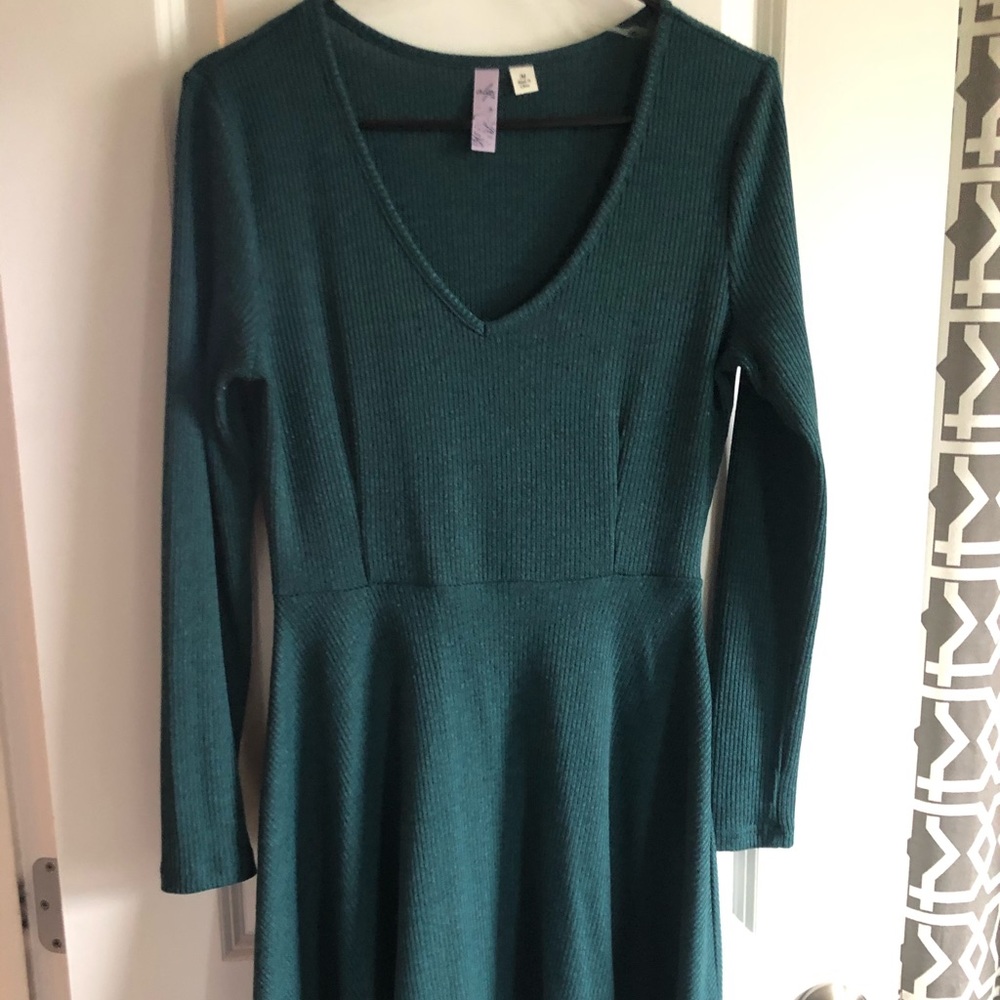 Green Skater style dress